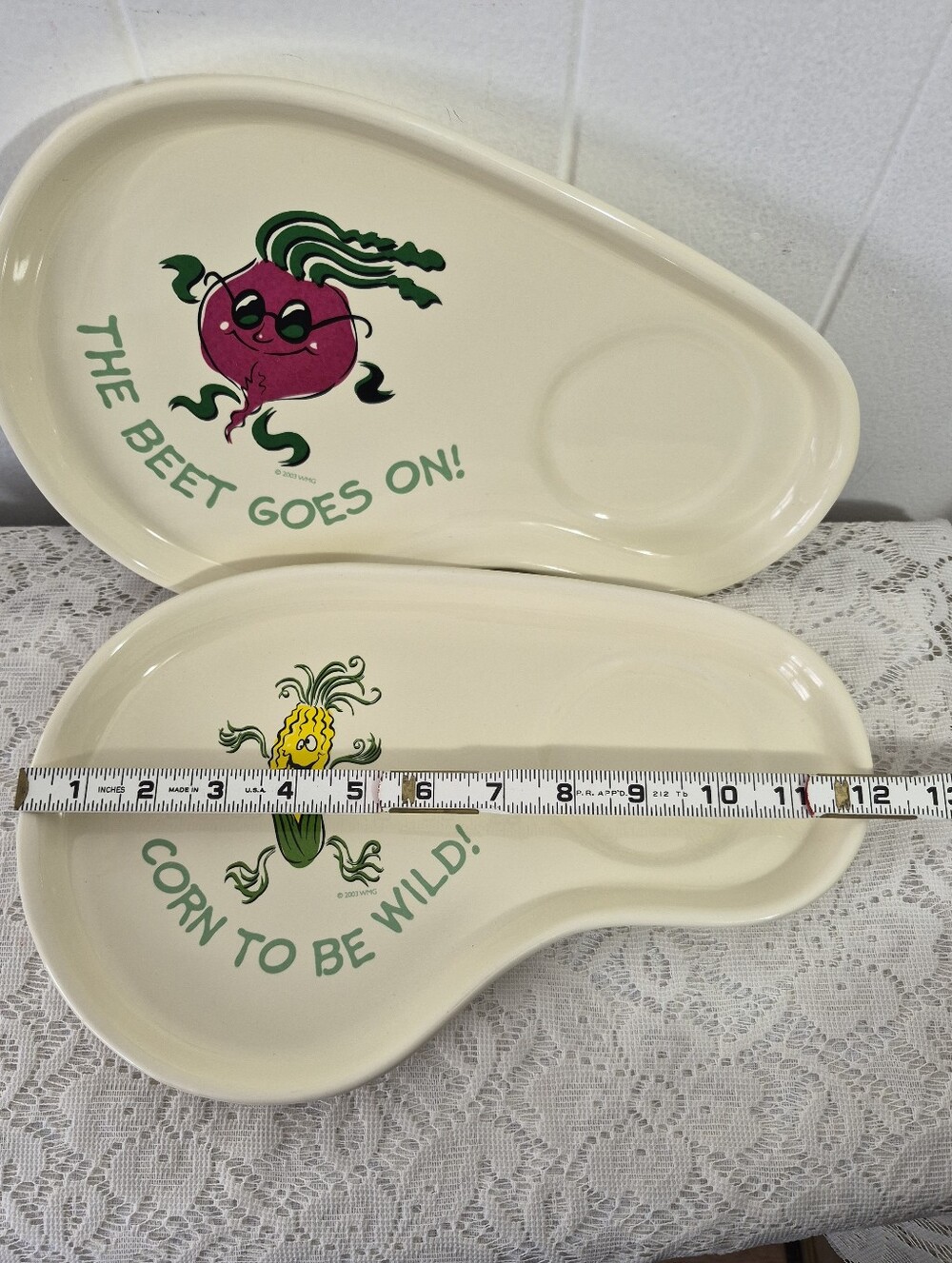 Vintage Veggie Plates - Picture 4 of 8